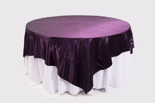 Satin mauve foncé