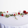 Guirlande de rose blanche