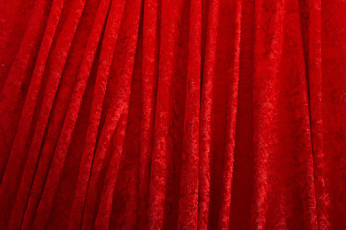 Velour rouge