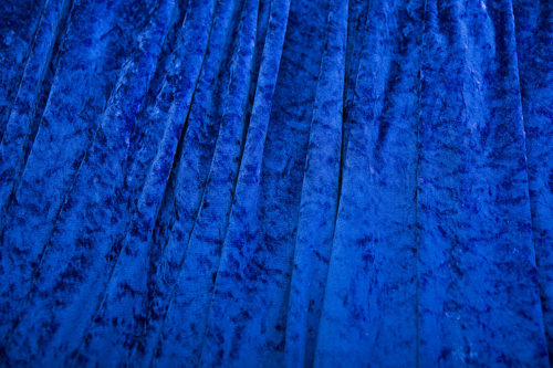 Velour bleu