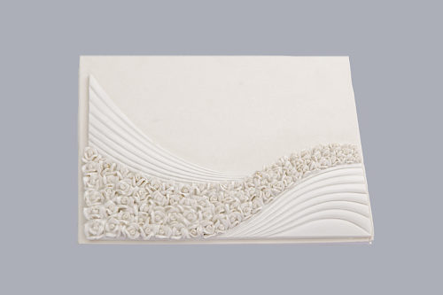 Livre à signature rose blanche 50%