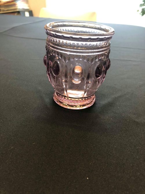 Verre de fantaisie rose
