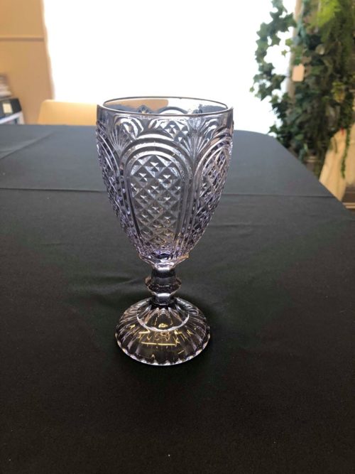 Verre de fantaisie mauve